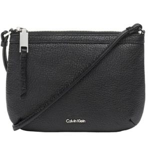 Calvin Klein Pebble Leather Crossbody Handbag